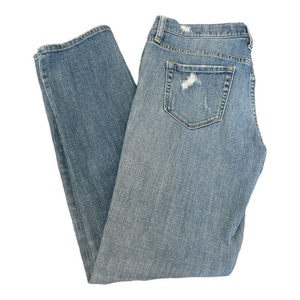 Treasure & Bond - Boyfriend Fit Ripped Faded Denim Jeans - Size 27 - Picture 11 of 15